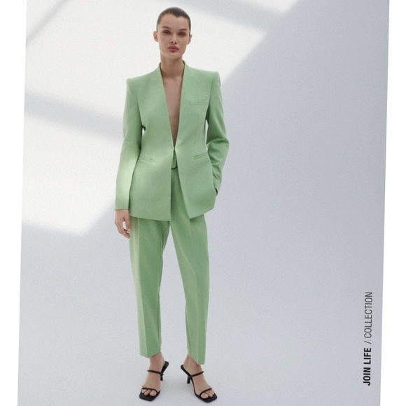 Zara high waisted belted pants - Picture 8 of 8